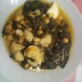 El cooksnap de Ignacio Rodriguez cuando hizo Garbanzos con bacalao y espinacas.