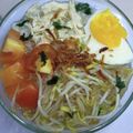 Cooksnap dari Hasna UmmuKhalid untuk resep Soto Ayam Kuah Bening