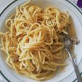 El cooksnap de anabel cuando hizo Espaguetis a la carbonara😋.