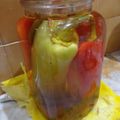 El cooksnap de Claudia Millan cuando hizo Ajíes en vinagre.