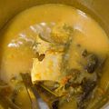 Cooksnap Mahawani Meskam semasa beliau membuat Masak tempoyak ikan kembung.