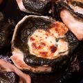 El cooksnap de Marìa Belèn Esnaola cuando hizo Canastitas de espinaca, salsa blanca y queso .