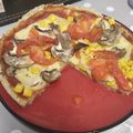 El cooksnap de jocelyn bravo ramirez cuando hizo Pizza saludable, con masa de avena.