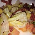 El cooksnap de DelicIANNcook cuando hizo Ensalada de papaya, melón y jamón crujiente.