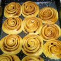 El cooksnap de Dali Casco cuando hizo Rolls de CANELA.