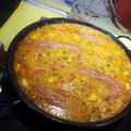 El cooksnap de Miguel Garcia cuando hizo Paella de marisco.
