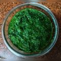 pinky makhija का कुकस्नैप जब उन्होंने हरे प्याज़ की चटनी (hare pyaz ki sabzi recipe in Hindi) बनाया था।