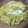 El cooksnap de Maga. cuando hizo Arroz con salchichas parrillera.