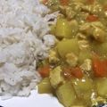 El cooksnap de Anto Sabadini cuando hizo Pollo al curry.