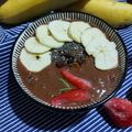 Cooksnap dari fia win untuk resep 140. Chocolate Strawberry Smoothie Bowl (Non dairy + GF)