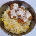 Cooksnap dari Brigitta Lentari untuk resep Butter rice with creamy lemon sauce with dory crispy