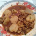 Cooksnap dari citra acil untuk resep Lontong Kikil Suroboyo