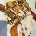 Holicza Renáta Cooksnap-ja, amikor elkészítette a(z) Édesburgonyás tőkehalfilé mustáros dresszinggel receptet.