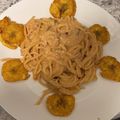 El cooksnap de Stephy Jerez cuando hizo Pasta al estilo RD.