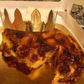 El cooksnap de Mi Chico Martini cuando hizo Pastel de manzana con pasas al ron.