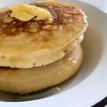 El cooksnap de July Ju cuando hizo Hot Cakes con salsa de Dulce de leche.