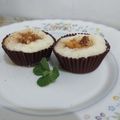 El cooksnap de Stella Maris Aronna Villa cuando hizo Canastitas de chocolate con mousse de limón.