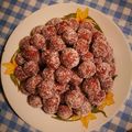 Szando Cooksnap-ja, amikor elkészítette a(z) Kókuszgolyó pofonegyszerűen receptet.