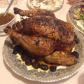 El cooksnap de Paco cuando hizo Pollo de Navidad relleno a la catalana.