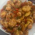 Cooksnap dari Hazrati Delicia untuk resep Egg Shrimp Tofu with Enoki