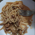 El cooksnap de Tabatha Valdés cuando hizo Pasta y Pollo en Salsa Cremosa de Chipotle.