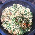 El cooksnap de Evita cuando hizo Arroz integral con acelgas y nueces.