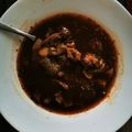 El cooksnap de Orlando Grada García cuando hizo Mondongo panza o menudo.