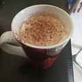 El cooksnap de Karla Paola Collado cuando hizo Atole de arroz.
