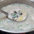 Cooksnap của Hoàng Thị Tố Hà khi họ làm theo món Cháo hàu nấm đông cô