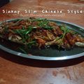Cooksnap Azizah Mansor semasa beliau membuat Siakap Stim Chinese Style#PinkBoxCereal.