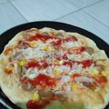 Cooksnap dari evita purnama untuk resep Pizza Sosis Teflon Homemade 🍕