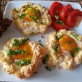KatJul Cooksnap-ja, amikor elkészítette a(z) Felhőtojás koktélparival, light vajon pirított olívás cibatta receptet.