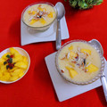 Mukti Bhargava का कुकस्नैप जब उन्होंने मैंगो कस्टर्ड पुडिंग (Mango Custard Pudding recipe in hindi) बनाया था।