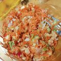 El cooksnap de Yimmy Hortua Hernandez cuando hizo Ensalada de Lechuga, Zanahoria y Manzana.
