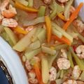 Cooksnap dari Nadils untuk resep Tumis Labu Siam Wortel mix Udang Saus Tiram SuperDuper Pedaaaass
