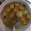 El cooksnap de Araceli Paula cuando hizo Puchero con bori bori.