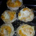El cooksnap de Patricia Basaldella cuando hizo Canastitas de zapallo, tomate, huevo y queso.