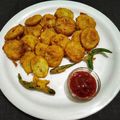 Er. Amrita Shrivastava 's cooksnap of when they made Aloo Pakode.