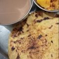 Sikha rani का कुकस्नैप जब उन्होंने मक्की का पराठा (makki ka paratha recipe in hindi) बनाया था।