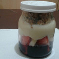 El cooksnap de Cynthia (Peti) cuando hizo Desayuno en frasco para llevar light con yogur y avena.
