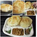 Renu Panchal का कुकस्नैप जब उन्होंने पंजाबी छोले और भटूरे (Punjabi chole aur bhature recipe in Hindi) बनाया था।