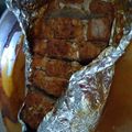 El cooksnap de Fernando G Donnianni cuando hizo Carre de Cerdo a la Barbacoa.