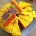 Cooksnap dari Neety Rismawati Siregar untuk resep Rainbow cake ekonomis