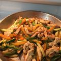 El cooksnap de Isabel Deleon cuando hizo Fajitas de pollo.