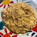 El cooksnap de Andrés cuando hizo Espaguetis carbonara riquísimos y sabrosos, nada secos!.