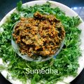 Sumedha Joshi's cooksnap of when they made कोथिंबीर भाजी (kothimbir bhaji recipe in marathi).