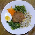 Cooksnap dari Wilda untuk resep Pecel Sayuran Bumbu Kacang
