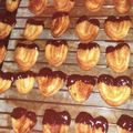 El cooksnap de Carmen cuevas cuando hizo Palmeritas de hojaldre bañadas con chocolate.