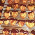 El cooksnap de Carmen cuevas cuando hizo Palmeritas de hojaldre bañadas con chocolate.