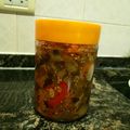 El cooksnap de Naty Misdraje cuando hizo Berenjenas en escabeche suave.